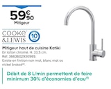 Mitigeur haut de cuisine Katiki - Cooke & Lewis à 59,90 € dans le catalogue Castorama