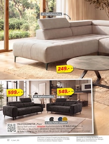 Sofa im Höffner Prospekt "IMMER BESSER!" mit 60 Seiten (Dortmund)
