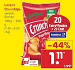 Crunchips im Angebot bei Netto Marken-Discount in Coesfeld Crunchips Angebote von Lorenz bei Netto Marken-Discount Coesfeld für 1,11 €