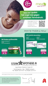 mea - meine apotheke Prospekt der KW 8 "Unsere Februar-Angebote" Aktueller mea - meine apotheke Prospekt "Unsere Februar-Angebote" Seite 1 von 4 Seiten