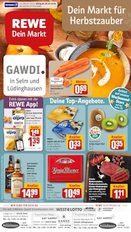 REWE Prospekt Dein Markt mit  Seiten in Selm und Umgebung