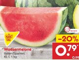 Netto Marken-Discount Hilzingen - Wassermelone Angebot im Prospekt Wassermelone bei Netto Marken-Discount im Hilzingen Prospekt für 0,79 €
