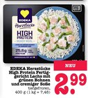 Aktuelles Herzstücke High Protein Fertiggericht Lachs mit grünen Bohnen und cremiger Soße Angebot bei E center in Heidelberg ab 2,99 €