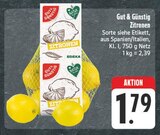 Aktuelles Zitronen Angebot bei EDEKA in Nürnberg ab 1,79 €