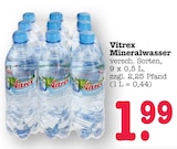 Aktuelle Mineralwasser Angebote bei E center in Mannheim Aktuelles Mineralwasser Angebot bei E center in Mannheim ab 1,99 €