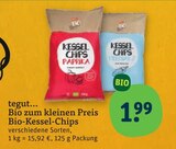 Bio-Kessel-Chips Paprika Angebote von tegut bei tegut Würzburg für 1,99 €