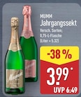 Jahrgangssekt im Angebot bei ALDI Nord in Bielefeld Jahrgangssekt Angebote von Mumm bei ALDI Nord Bielefeld für 3,99 €