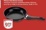 Aktuelles Pfannen-Serie Breeze Ceramic Angebot bei GLOBUS in Trier ab 9,99 €