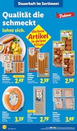 Lidl Bratwurst im Prospekt 