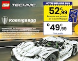42184 HYPERCAR KOENIGSEGG JESKO ABSOLUT BLANCHE - LEGO - JouéClub à Asnières-sur-Seine 42184 HYPERCAR KOENIGSEGG JESKO ABSOLUT BLANCHE - LEGO en promo chez JouéClub Asnières-sur-Seine à 49,99 €