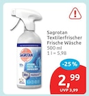Textilerfrischer Frische Wäsche von Sagrotan im aktuellen budni Prospekt