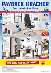 Bürostuhl im Netto Marken-Discount Prospekt "netto-online.de - Exklusive Angebote" mit 12 Seiten (Mönchengladbach)