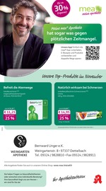 mea - meine apotheke Apotheken Prospekt der aktuellen Woche mit 4 Seiten, gültig von 01.11.2025 bis 30.11.2025, in Dettelbach und Umgebung Aktueller mea - meine apotheke Apotheken Prospekt in Dettelbach und Umgebung, "Unsere November-Angebote" mit 4 Seiten, 01.11.2025 - 30.11.2025