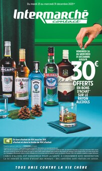Prospectus Intermarché Contact à Camarès, "30€ OFFERTS EN BONS D'ACHAT SUR LE RAYON ALCOOLS", 20 pages de promos valables du 23/12/2025 au 31/12/2025