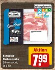Schweine-Nackensteaks im Angebot bei REWE in Hanau Schweine-Nackensteaks Angebote von Qualitätsmetzgerei Wilhelm Brandenburg bei REWE Hanau für 7,99 €