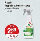 Teppich- & Polster-Spray von Frosch im aktuellen V-Markt Prospekt für 2,69 €