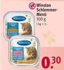 Schlemmer-Menü von Winston für 0,30 € bei Rossmann im Angebot Schlemmer-Menü von Winston im aktuellen Rossmann Prospekt