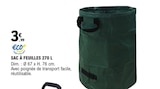 Sac à feuilles 270 l en promo à 3,99 € chez E.Leclerc Sac à feuilles 270 l dans le catalogue E.Leclerc