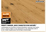 Parkett "Basic Character Eiche Naturöl" Angebote von Parador bei OBI Detmold für 34,99 €