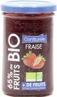 Confiture Bio 65% de Fruits Fraise - CONFITURELLE dans le catalogue Géant Casino