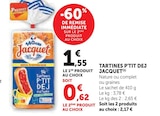 Tartines p'tit dej - JACQUET dans le catalogue U Express