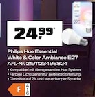 Gluehbirne Essential White & Color Ambiance E27 von Philips Hue im aktuellen OBI Prospekt für 24,99 €