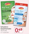 Gesichtsmaske von Schaebens im aktuellen Rossmann Prospekt für 0,49 €