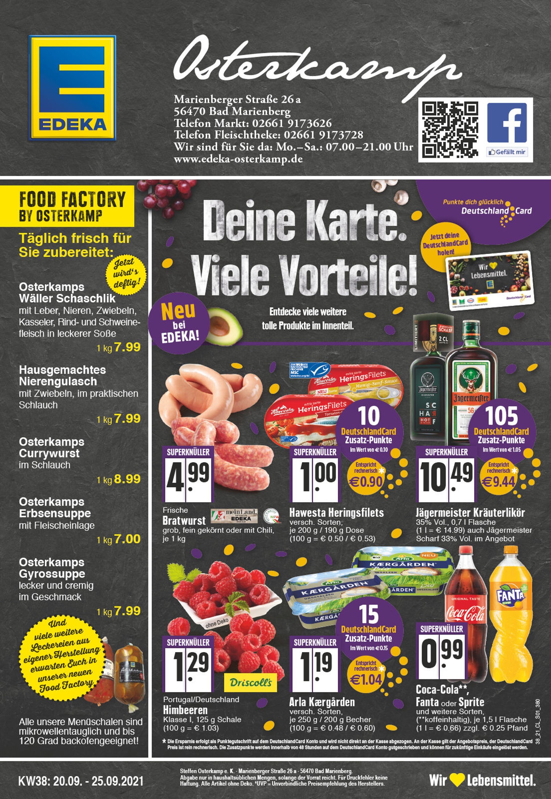 EDEKA Prospekt für Gehlert mit 32 Seiten EDEKA Prospekt für Gehlert: "Aktuelle Angebote", 32 Seiten, 20.09.2021 - 25.09.2021