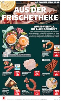 Kümmelkäse Angebot im Kaufland Prospekt, gültig von 07.09.2026 bis 09.09.2026 Kümmelkäse Angebot im aktuellen Kaufland Prospekt auf Seite 38