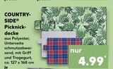 Picknickdecke im Angebot bei Kaufland in Neustadt Picknickdecke Angebote von COUNTRY-SIDE bei Kaufland Neustadt für 4,99 €