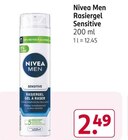 Rasiergel Sensitive Angebote von Nivea Men bei Rossmann Heidelberg für 2,49 €