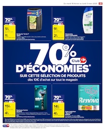 Offre Rasoir jetable dans le catalogue Carrefour du moment à la page 71