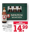 Münchner Hell im Angebot bei E center in Mainz Münchner Hell Angebote von Spaten bei E center Mainz für 14,99 €
