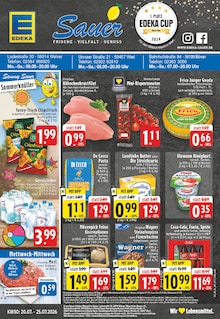 EDEKA Prospekt der Woche "Aktuelle Angebote" Seite 1, 20.07.2026 bis 25.07.2026 für Welver Aktueller EDEKA Prospekt "Aktuelle Angebote" Seite 1 von 24 Seiten für Welver