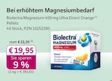 Magnesium 400 mg Ultra Direct Orange Pellets Angebot in Radebeul Magnesium 400 mg Ultra Direct Orange Pellets im aktuellen Prospekt bei mea - meine apotheke in Radebeul