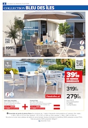 Table De Jardin Angebote im Prospekt "Mobilier de jardin" von Carrefour Market auf Seite 6