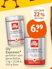 Espresso Angebote von illy bei tegut Erlangen für 6,99 €