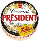 camembert offre gourmande - PRESIDENT - Lidl à La Rochelle camembert offre gourmande - PRESIDENT en promo chez Lidl La Rochelle à 0,79 €