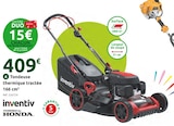 Tondeuse thermique tractée 166 cm³ - INVENTIV - Mr.Bricolage à Angoulême Tondeuse thermique tractée 166 cm³ - INVENTIV en promo chez Mr.Bricolage Angoulême à 409,00 €