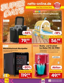 Kühlschrank im Netto Marken-Discount Prospekt "Aktuelle Angebote" mit 77 Seiten (Neuss)