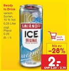 Ready to Drink für 2,00 € bei Netto Marken-Discount im Angebot Ready to Drink im aktuellen Netto Marken-Discount Prospekt