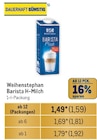 Barista H-Milch Angebote von Weihenstephan bei Metro Pforzheim für 1,59 €