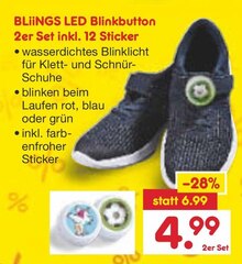 LED Blinkbutton 2er Set inkl. 12 Sticker bei Netto Marken-Discount in Hanau LED Blinkbutton 2er Set inkl. 12 Sticker im Angebot bei Netto Marken-Discount Hanau für 4,99 €