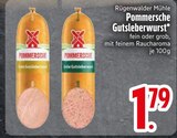 Pommersche Gutsleberwurst im Angebot bei EDEKA in Ingolstadt Pommersche Gutsleberwurst Angebote von Rügenwalder Mühle bei EDEKA Ingolstadt für 1,79 €