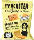 SABLÉS BIO COMTÉ AOP ET SÉSAME - RAMDAM SOCIAL à 2,99 € dans le catalogue Intermarché Hyper