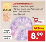 LED Lichterschlauch von DEKOR für 8,99 € bei Netto Marken-Discount im Angebot LED Lichterschlauch von DEKOR im aktuellen Netto Marken-Discount Prospekt