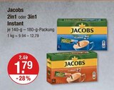 2in1 oder 3in1 Instant Angebote von Jacobs bei V-Markt Regensburg für 1,79 €