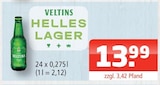 Aktuelles Helles Lager Angebot bei Getränke Oase in Marl ab 13,99 €