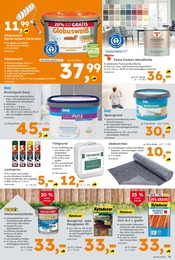 Wandfarbe im Globus-Baumarkt Prospekt in Troisdorf Aktueller Globus-Baumarkt Prospekt mit Wandfarbe, "Immer eine Idee besser", Seite 15