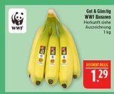 Gut & Günstig Bananen von WWF im aktuellen Marktkauf Prospekt